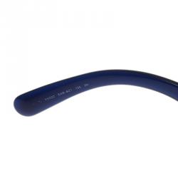 Prada Blue Round Baroque Sunglasses