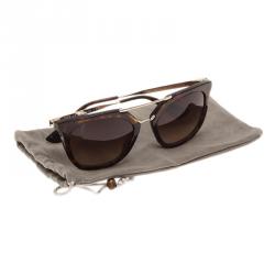 Prada Tortoise Frame Cat Eye Sunglasses 