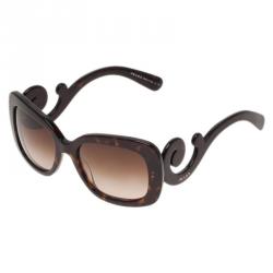 Prada Tortoise SPR270 Oversized  Sunglasses