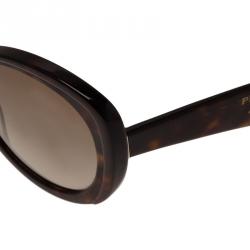 Prada Two Tone Tortoise Oversized Cat Eye Sunglasses 