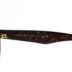 Prada Two Tone Tortoise Oversized Cat Eye Sunglasses 
