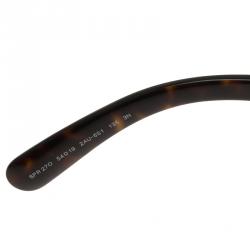 Prada Tortoise Frame Baroque Rectangle Sunglasses