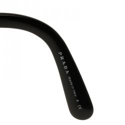 Prada Black Baroque Round Sunglasses