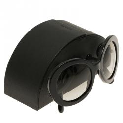 Prada Black Baroque Round Sunglasses
