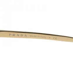Prada Leopard Frame SPR16Q Round Sunglasses