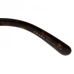 Prada Brown Baroque Rectangle Sunglasses