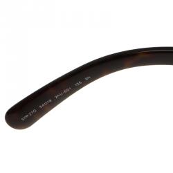 Prada Brown Baroque Rectangle Sunglasses