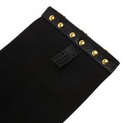 Pre Owned Prada Black Elastic Waist Belt 65 CM