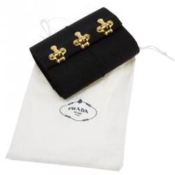 Pre Owned Prada Black Elastic Waist Belt 65 CM