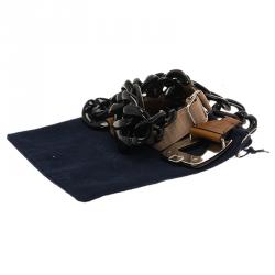 Prada Black Plastic Chain Belt 90 CM
