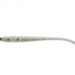 Prada Off White SPR 520 Cat Eye Sunglasses