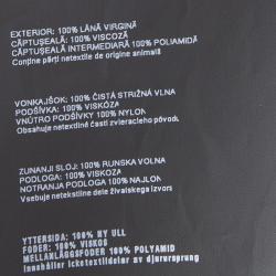 Prada Black Wool Overcoat L