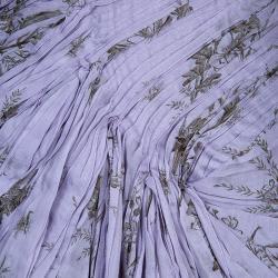 Pre Owned Prada Lilla Ruffle Cotton Dress M