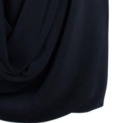 Prada Long Sleeve Drape Front Dress M