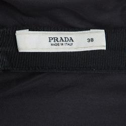 Prada Black Sleeveless Bow Top S