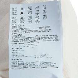 Prada White Silk Button Down Blouse S