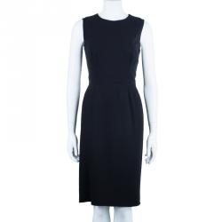 Pre Owned Prada Black Shift Dress M