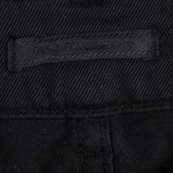 Pre Owned Prada Black Denim Straight Fit Jeans M