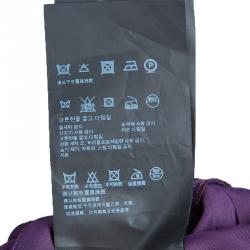 Pre Owned Prada Purple Ruffle Tie Detail Sleeveless Dress L