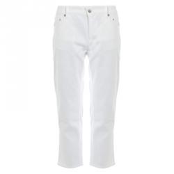 Prada White Denim Capri Pants S