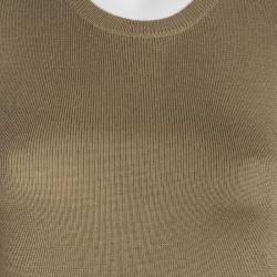 Pre Owned Prada Brown Sleeveless Sweater M