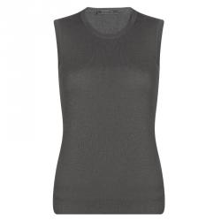 Prada Grey Cashmere Sleeveless Sweater S