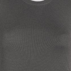 Prada Grey Cashmere Sleeveless Sweater S