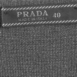 Prada Grey Cashmere Sleeveless Sweater S