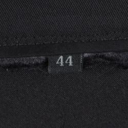 Pre Owned Prada Black High Waist Zip Detail Skinny Trousers M