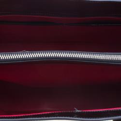 Pre Owned Prada Black Patent Leather Shopper Tote