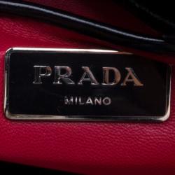 Pre Owned Prada Black Patent Leather Shopper Tote