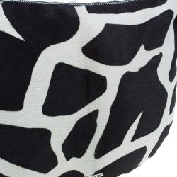 مملوكة مسبقًا Prada Animal Print Calf Fur Shoulder Bag