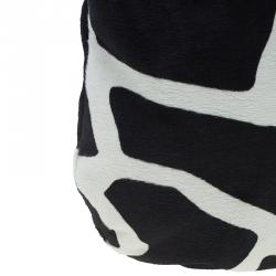 مملوكة مسبقًا Prada Animal Print Calf Fur Shoulder Bag