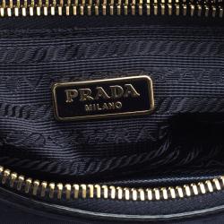 Pre Owned Prada Navy Blue Nylon Crossbody Bag