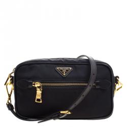 Prada Nylon Camera Bag in Black