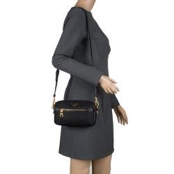 Pre Owned Prada Black Nylon Camera Bag