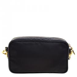 Pre Owned Prada Black Nylon Camera Bag