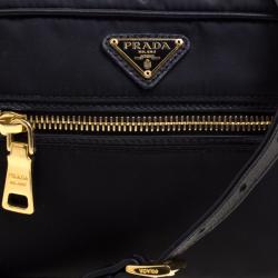 Pre Owned Prada Black Nylon Camera Bag
