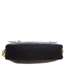 Pre Owned Prada Black Nylon Camera Bag