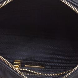 Pre Owned Prada Black Nylon Camera Bag
