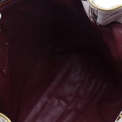 Pre Owned Prada Cream Leather Cervo Lux Fairy Tote