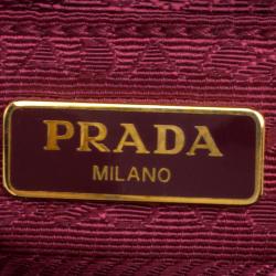 Pre Owned Prada Purple Saffiano Lux Leather Camera Crossbody Bag