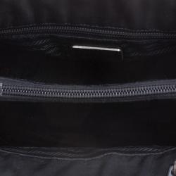 Pre Owned Prada Black Nylon Vintage Tote