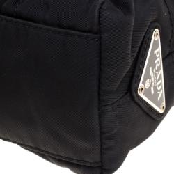 Pre Owned Prada Black Nylon Vintage Tote