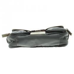 Pre Owned Prada Grey/Black Nylon Shoulder Bag