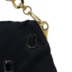 مملوكة مسبقًا كلتش برادا جواهر ستان أسود 