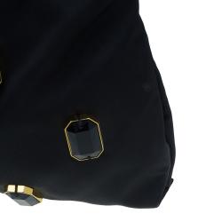 مملوكة مسبقًا كلتش برادا جواهر ستان أسود 