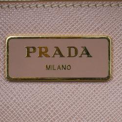 Pre Owned Prada Cammeo Saffiano Lux Leather Top Handle Bauletto Bag