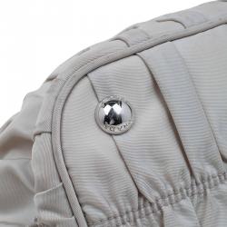 Pre Owned Prada Pomice Gaufre Tessuto Nylon Shopping Tote