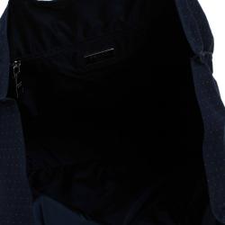 Pre Owned Prada Dark Blue Fabric BYO Bag Shopper Tote